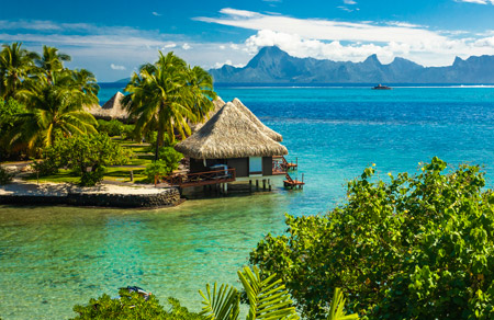 Une cabane sur l'eau